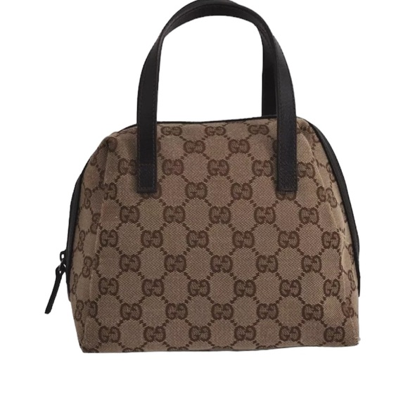 GG Mini Gucci Canvas Handbag - Picture 1 of 10